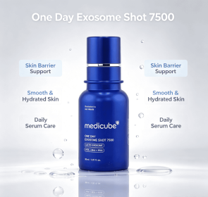 Daily Exosome Facial Serum with Multi Acid Complex, Hydrating Skin Barrier Repair Face Essence, Mild Exfoliating Smoothing Facial Care Liquid
