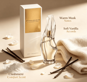 Women's Eau de Parfum 100ml Soft Warm Cashmere Woody Fragrance Long Lasting Perfume Sculpted Curved Clear Glass Bottle Luxury Elegant Gift Fragra