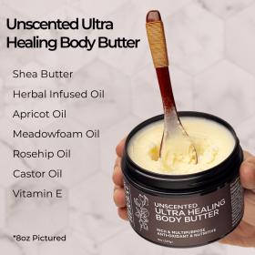 Ultra Healing Body Butter, Unscented (size: 8 oz)